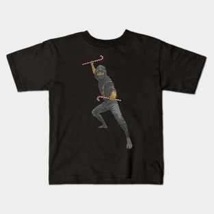 Christmas Ninja Kids T-Shirt